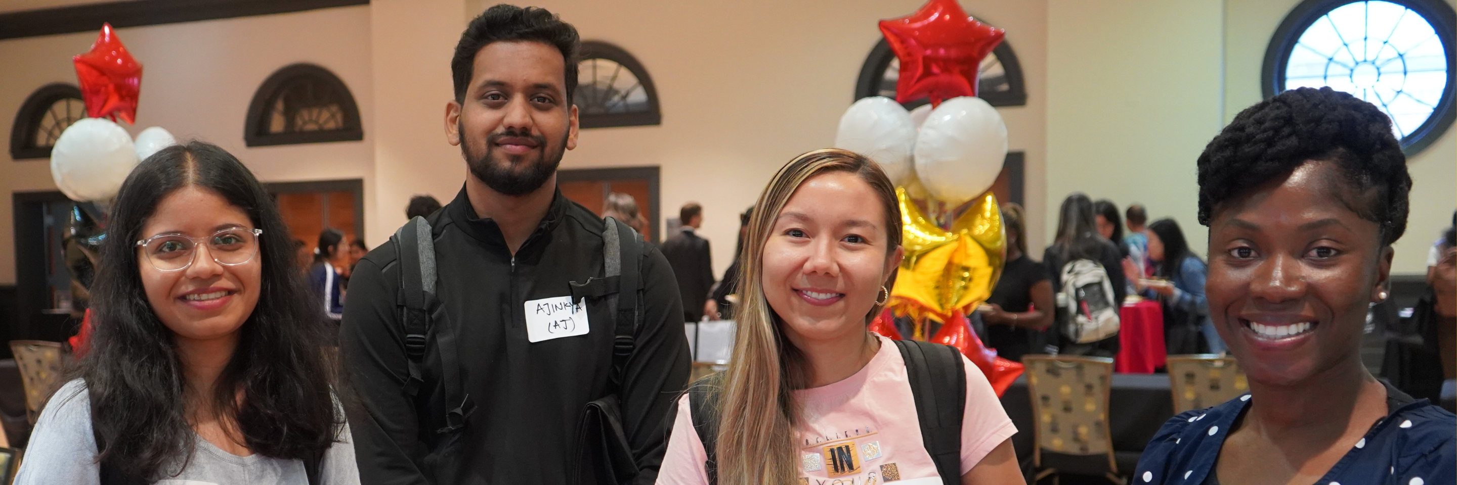 Graduate Students at Welcome Event