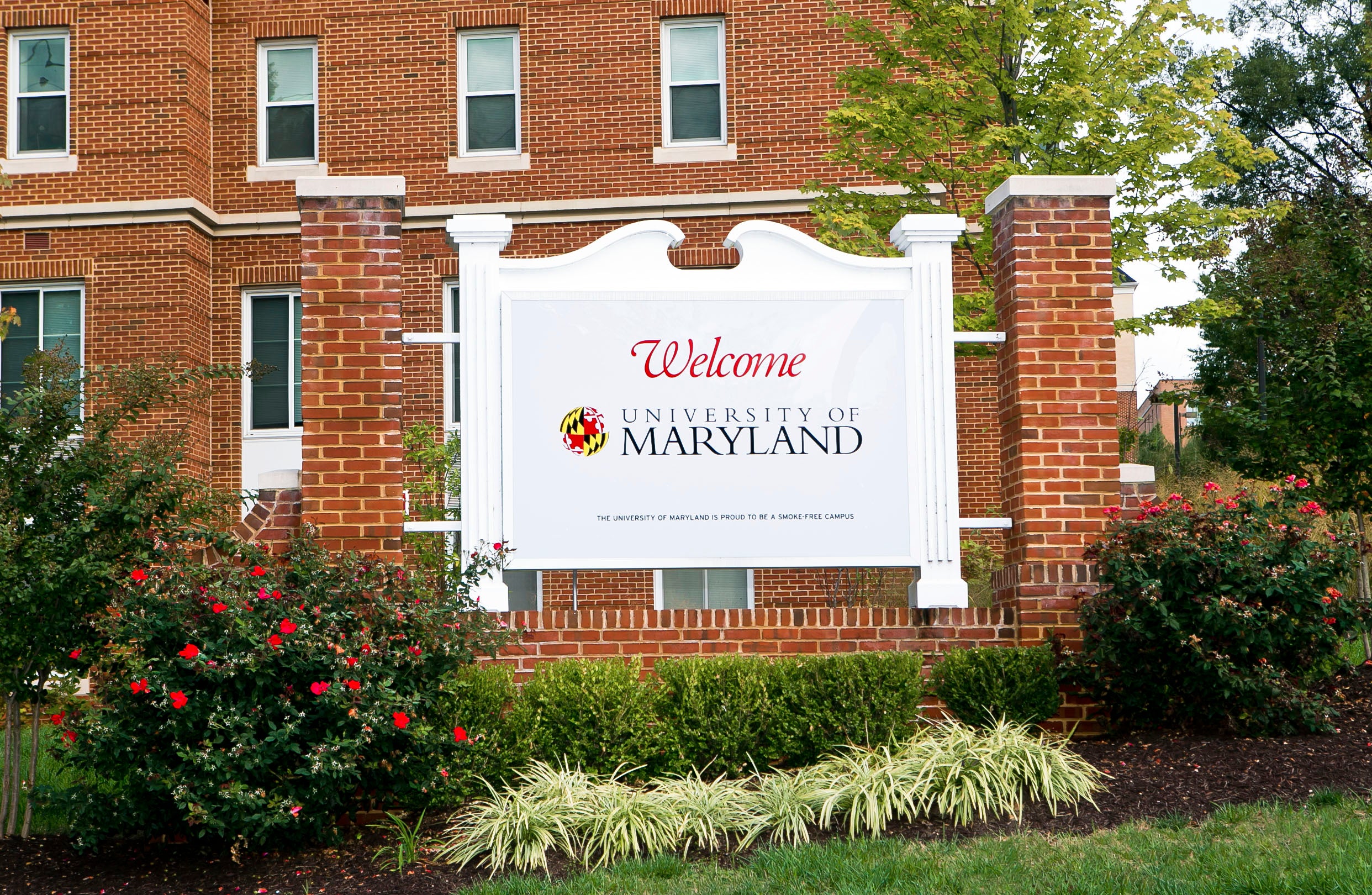 UMD Welcome Sign