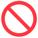 Prohibited icon