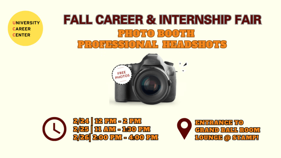 Career fair headshots