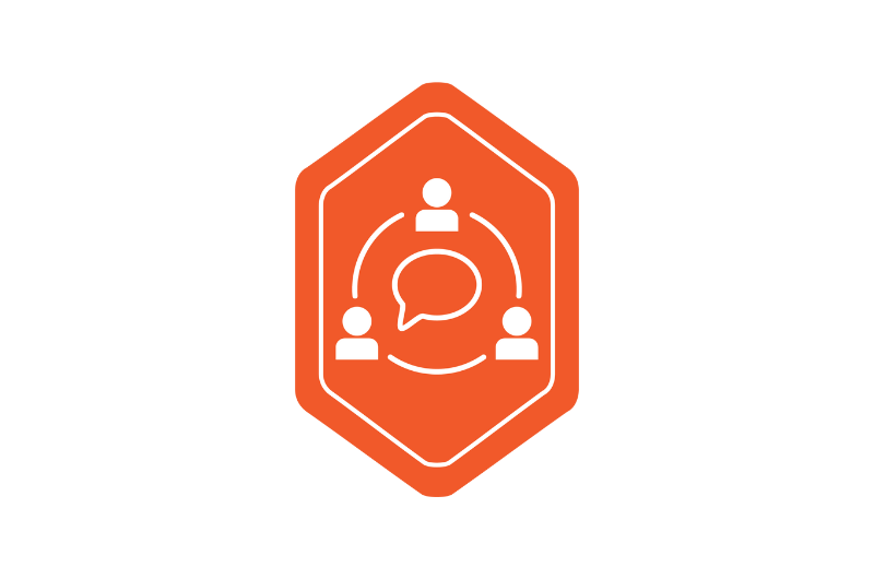 Communicate and Lead Icon