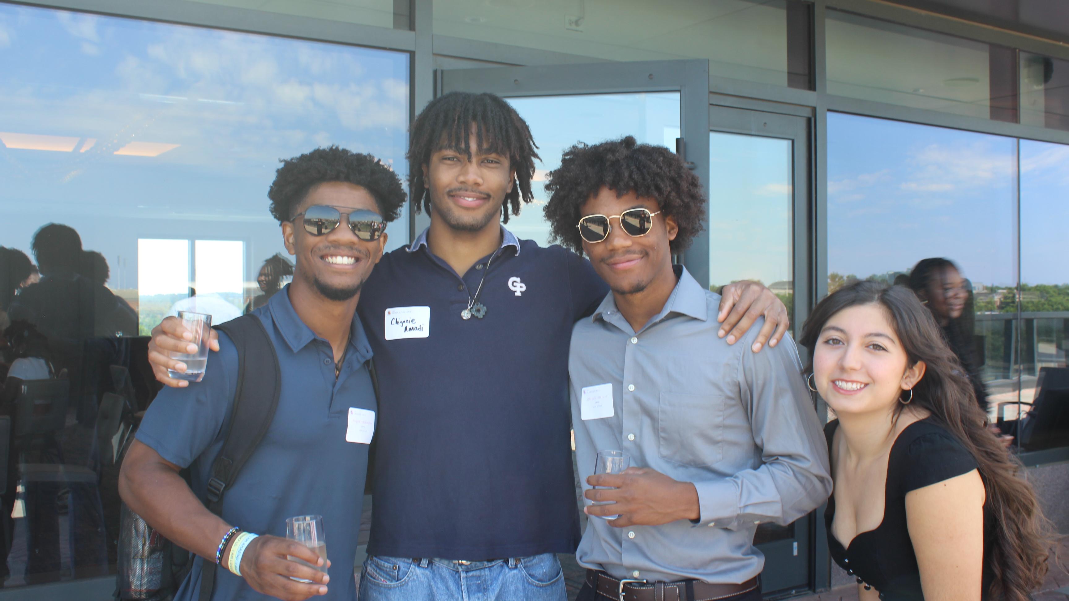 Smiling students