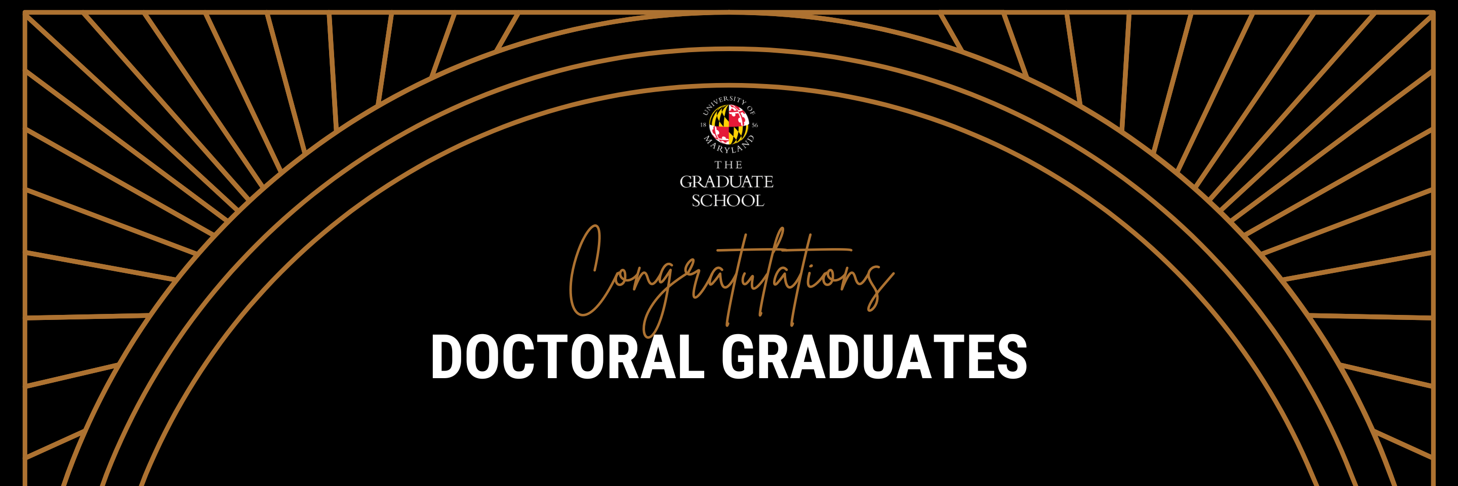 Doctoral Graduate Congratulations banner