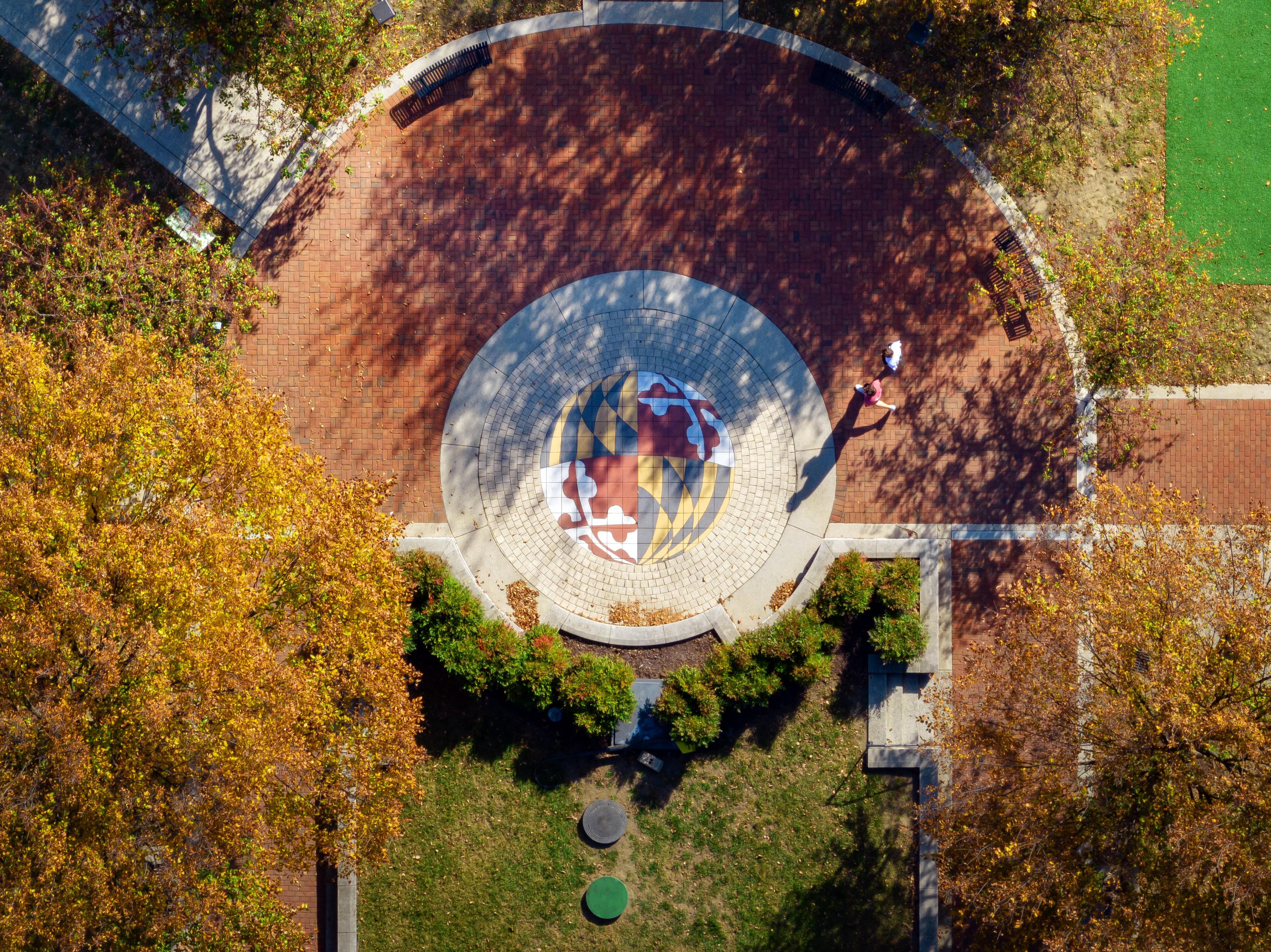 UMD Campus aerial shot