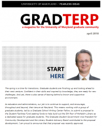 Image of GradTerp Newsletter